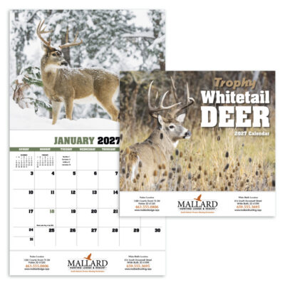 HotLine® Products Trophy Whitetail Deer Appointment Calendar - Stapled