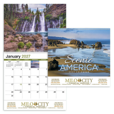 HotLine® Products Scenic America® Appointment Calendar - Spiral