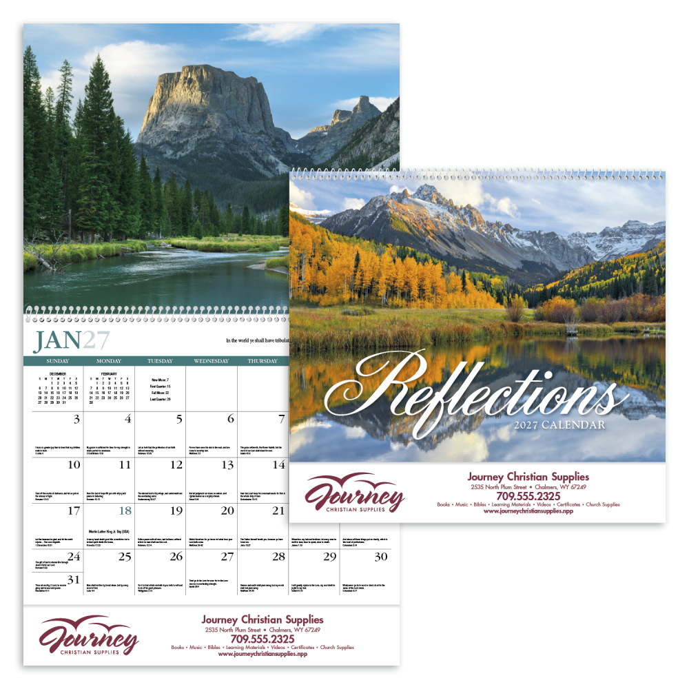 HotLine® Products Reflections (Non-Denominational) Appointment Calendar - Spiral