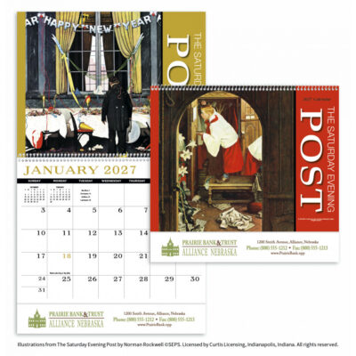 HotLine® Products Saturday Evening Post Appointment Calendar - Spiral