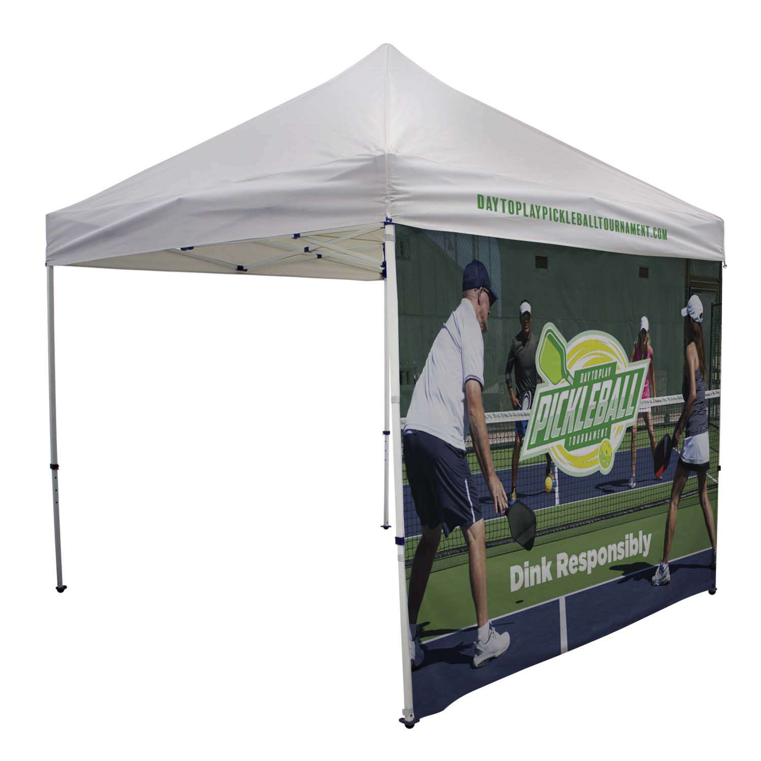 10' Tent Full Wall (Dye Sublimated, Double-Sided) 10' Tent Full Wall (Dye Sublimated, Double-Sided)