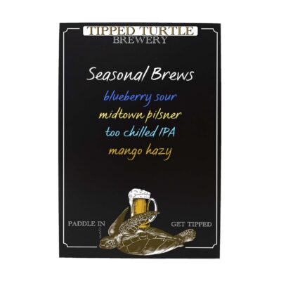 32" Deluxe A-frame Imprinted Chalkboard Insert