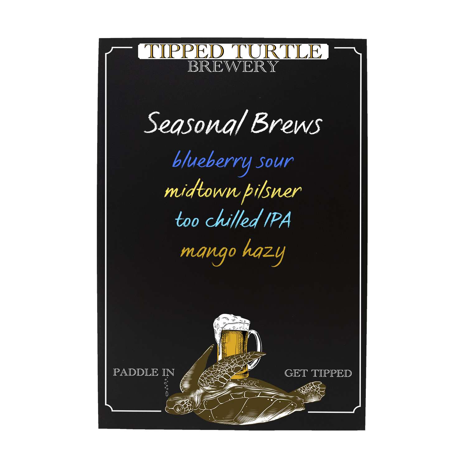 32" Deluxe A-frame Imprinted Chalkboard Insert 32" Deluxe A-frame Imprinted Chalkboard Insert