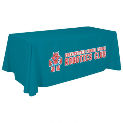 24-Hour Quick Ship 6' Standard Table Throw (Full-Color Front Only)
