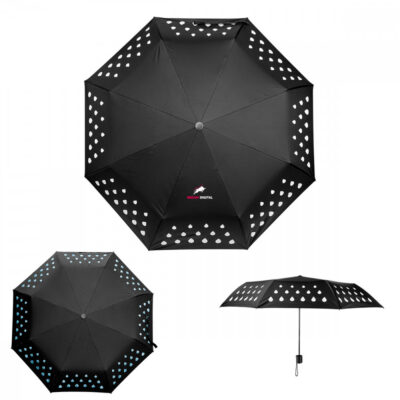 42" Color Changing Umbrella With 100% rPET Canopy