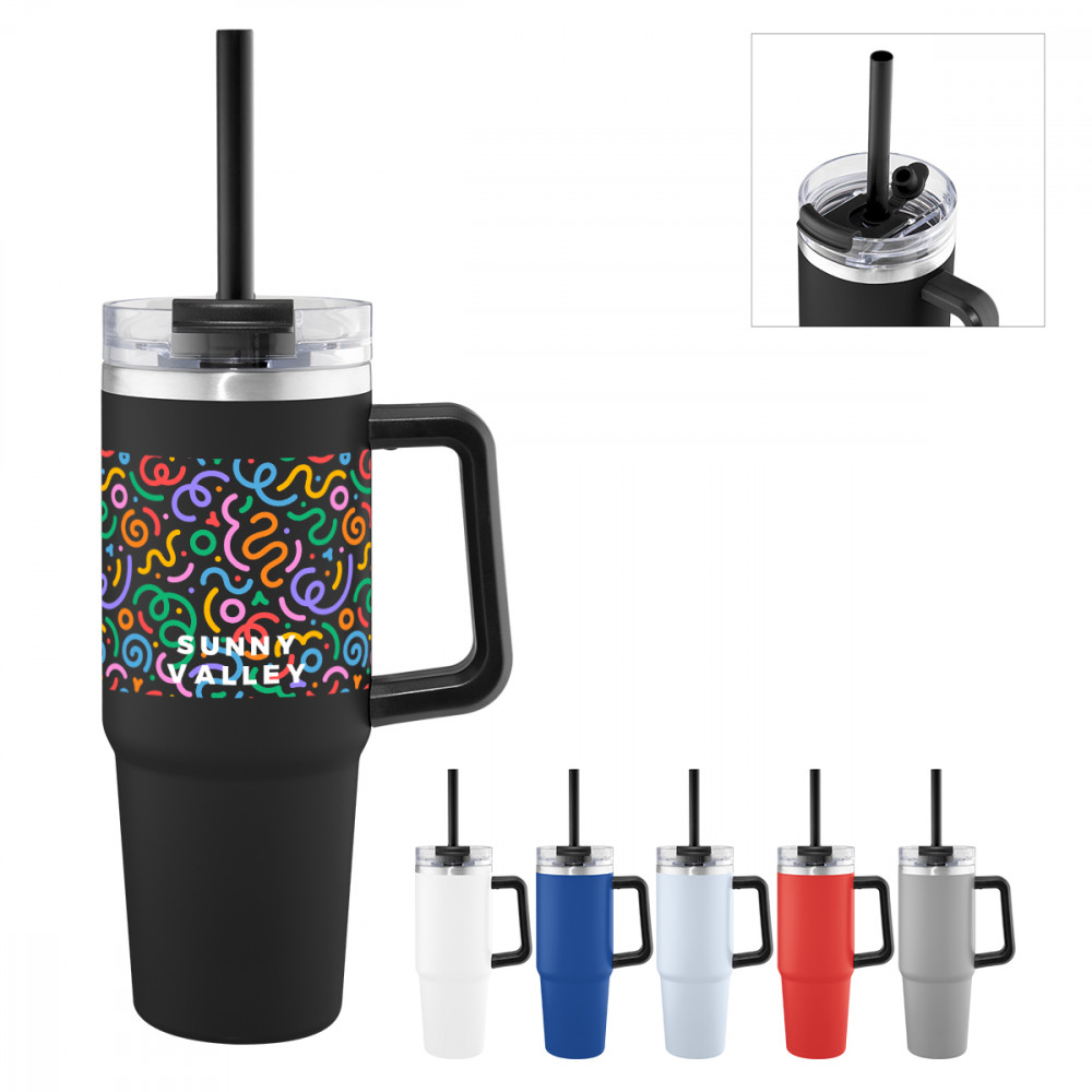 30 Oz. Full Color Intrepid Recycled Stainless Steel Tumbler 30 Oz. Full Color Intrepid Recycled Stainless Steel Tumbler