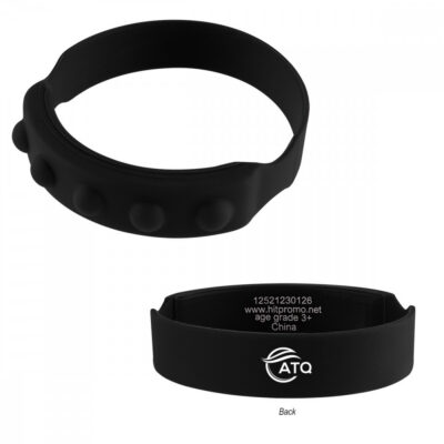 Push Pop Recycled Silicone Wristband