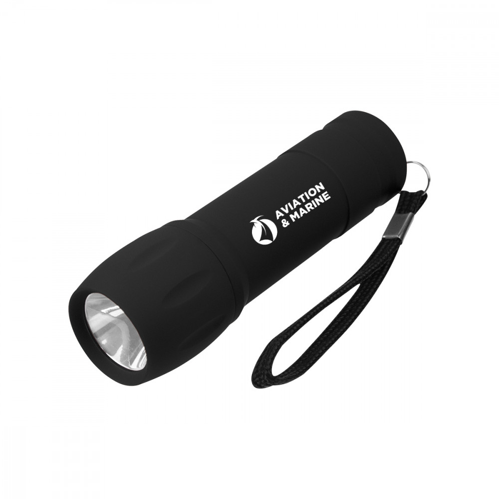 Rechargeable Rubberized COB Light With Strap 2.0