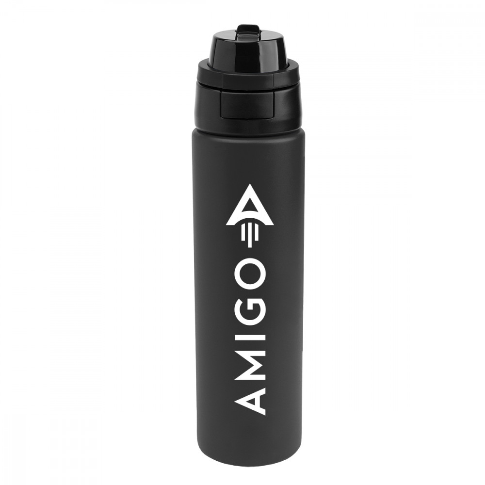 24 Oz. Pop Sip & Chug Recycled Stainless Steel Bottle 24 Oz. Pop Sip & Chug Recycled Stainless Steel Bottle