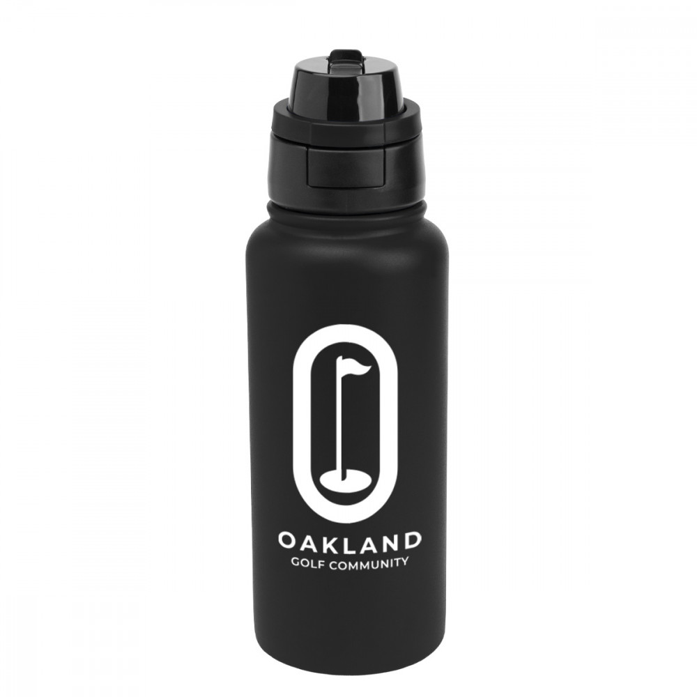 32 Oz. Pop Sip & Chug Recycled Stainless Steel Bottle