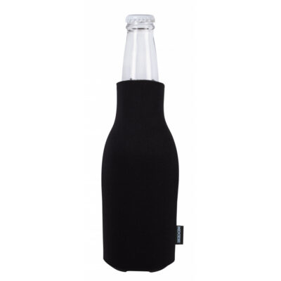 Koozie® Zip-Up Bottle Cooler with Opener