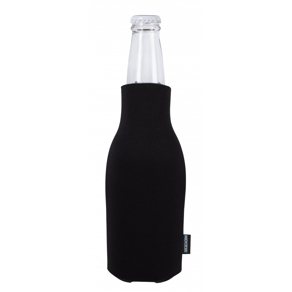 Koozie® Zip-Up Bottle Cooler with Opener