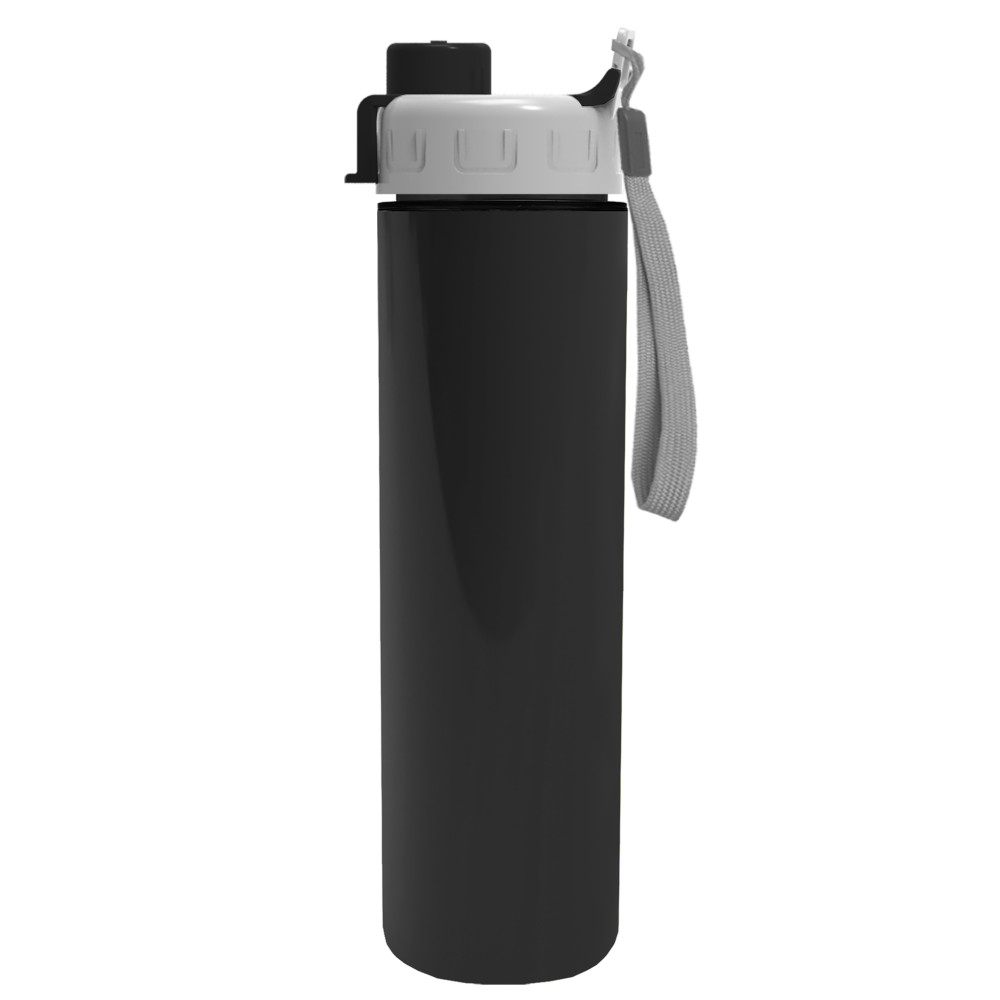 Garyline® Slim Double-Wall Insulated Bottle with Quick-Snap Lid - 16 oz.