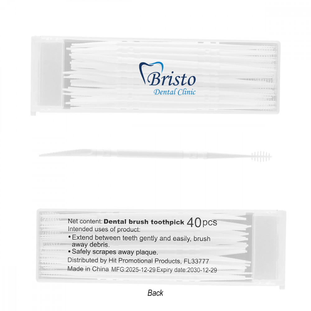 Dual-Action Dental Picks In Travel Case