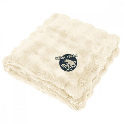 Faux Fur rPET Bubble Blanket