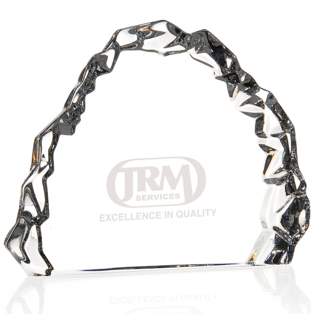 MARIO CIONI Carved Crystal Award