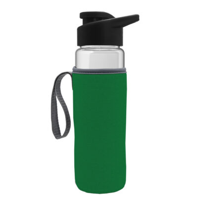 Garyline® Wave Tritan® Bottle with Drink-Thru Lid and Insulated Caddy - 24 oz.