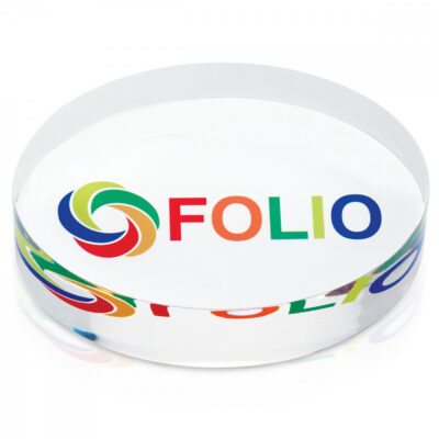 JAFFA® Oval Acrylic Paperweight