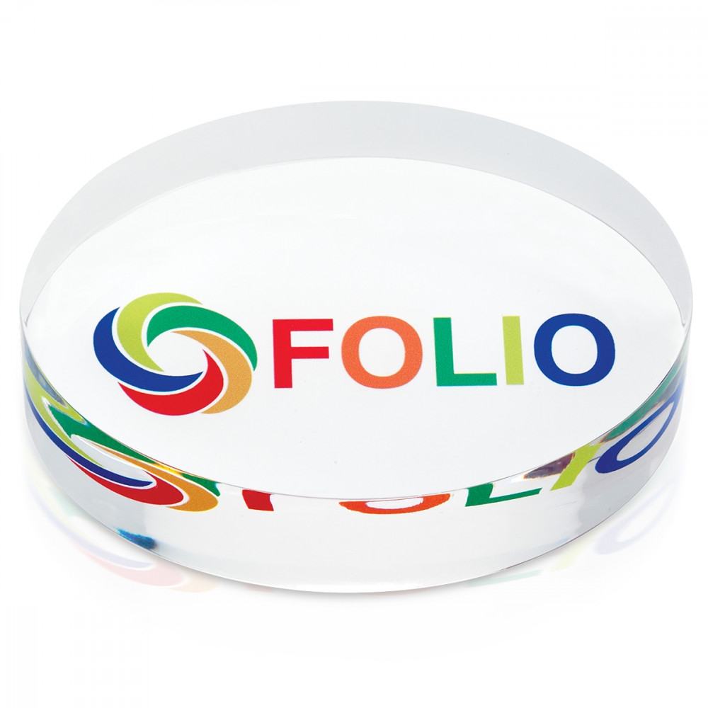JAFFA® Oval Acrylic Paperweight JAFFA® Oval Acrylic Paperweight