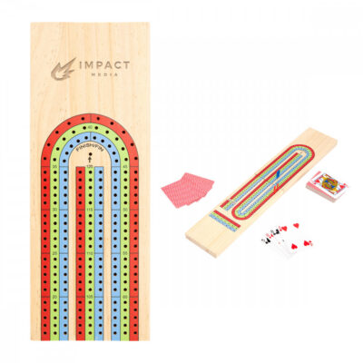 3-Track Travel Cribbage Game