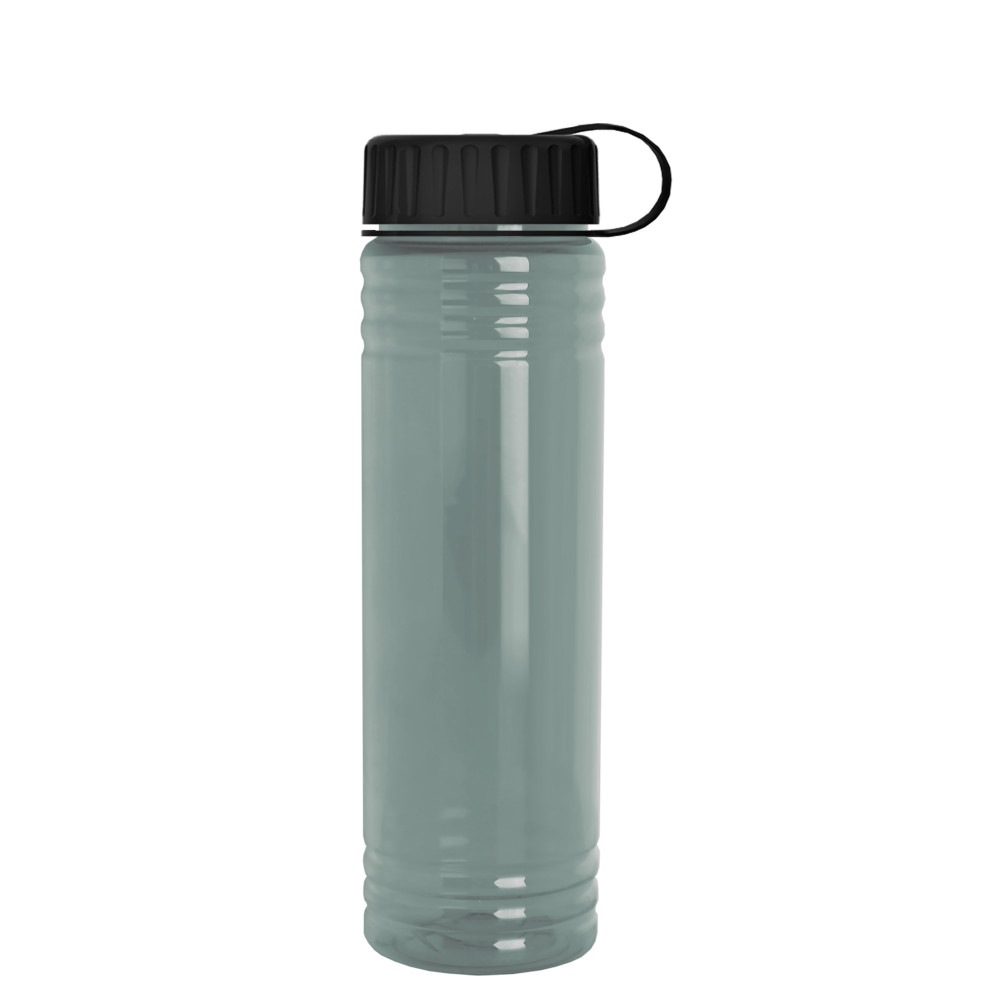 Garyline® Slim Fit RPET Bottle with Tethered Lid - 24 oz.