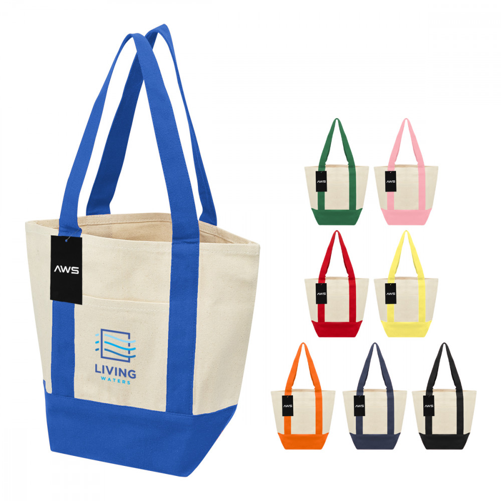 AWS Mini Starboard 10 oz. Recycled Cotton Canvas Tote Bag AWS Mini Starboard 10 oz. Recycled Cotton Canvas Tote Bag