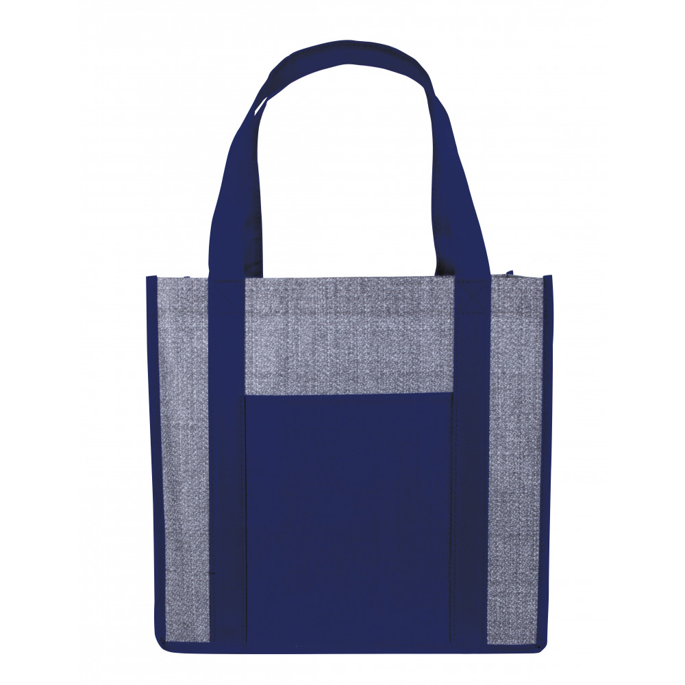 Good Value™ Laminated Heathered Non-Woven Grocery Tote Good Value™ Laminated Heathered Non-Woven Grocery Tote