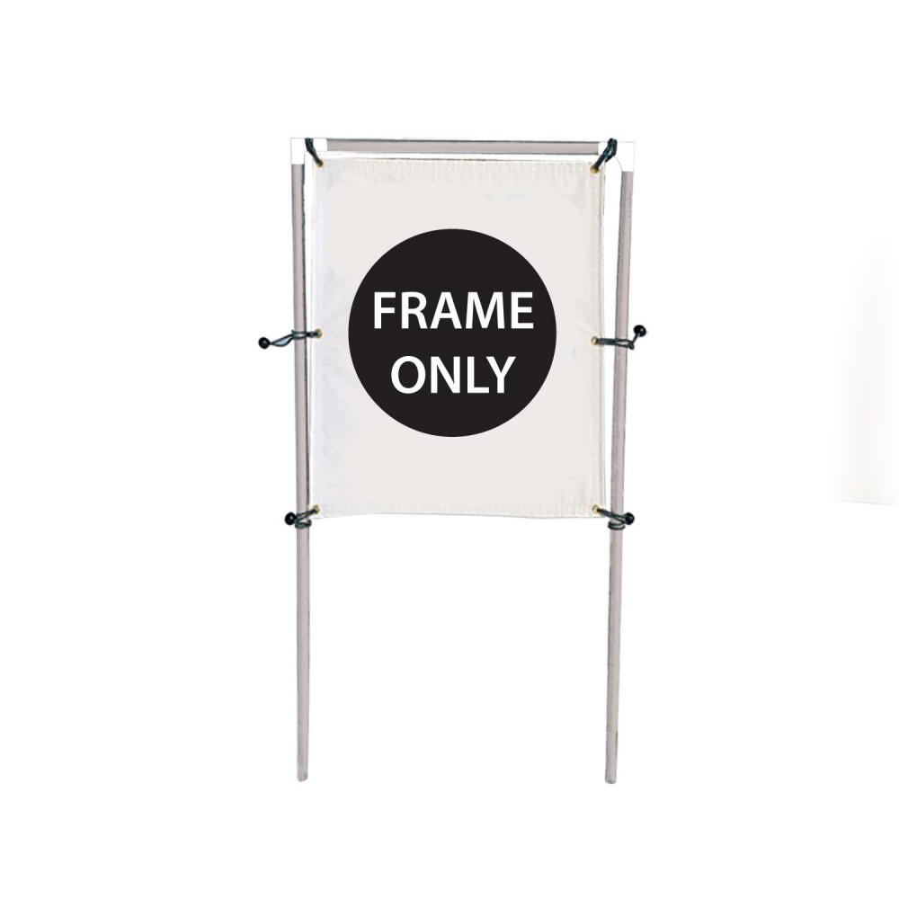 4'W x 5'H In-Ground Banner Hardware – Single Banner 4'W x 5'H In-Ground Banner Hardware – Single Banner