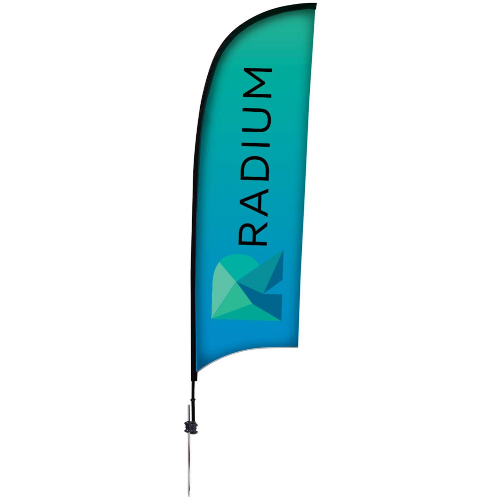 24-Hour Quick Ship 9' Premium Razor Sail Sign Kit (Single-Sided with Ground Spike) 24-Hour Quick Ship 9' Premium Razor Sail Sign Kit (Single-Sided with Ground Spike)