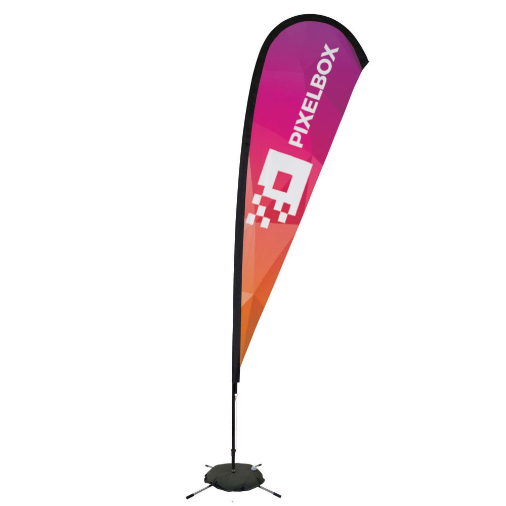 48-Hour Quick Ship 11.5' Premium Teardrop Sail Sign Kit (Single-Sided with Scissor Base) 48-Hour Quick Ship 11.5' Premium Teardrop Sail Sign Kit (Single-Sided with Scissor Base)