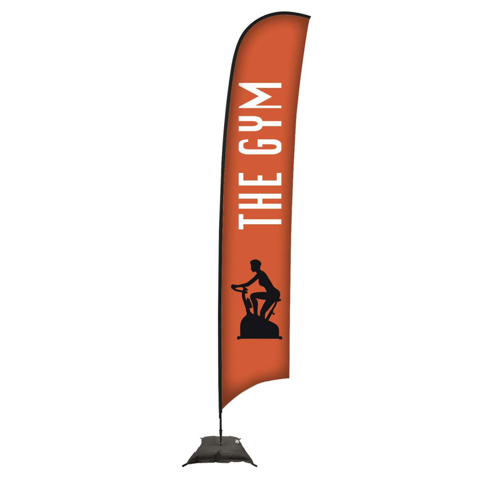 48-Hour Quick Ship 17' Premium Razor Sail Sign Kit (Single-Sided with Scissor Base) 48-Hour Quick Ship 17' Premium Razor Sail Sign Kit (Single-Sided with Scissor Base)
