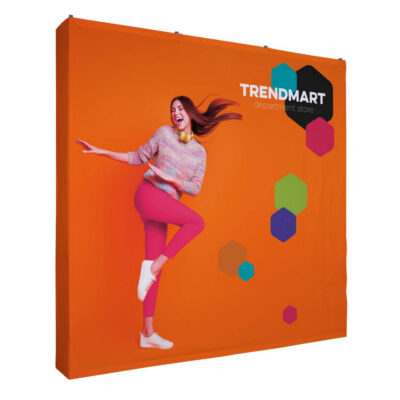 48-Hour Quick Ship 8' Straight Splash Floor Display Wrap Kit (Polyester)