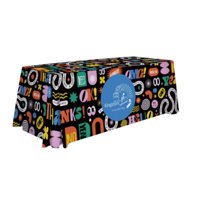 48-Hour Quick Ship 6' Standard Table Throw (Full-Color Full-Bleed)