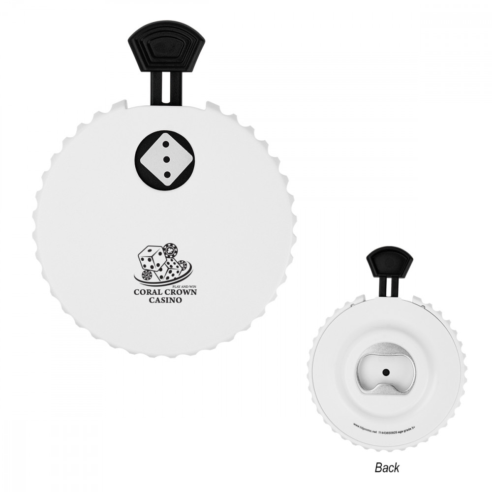 Recycled Dice Clicker Bottle Oppener