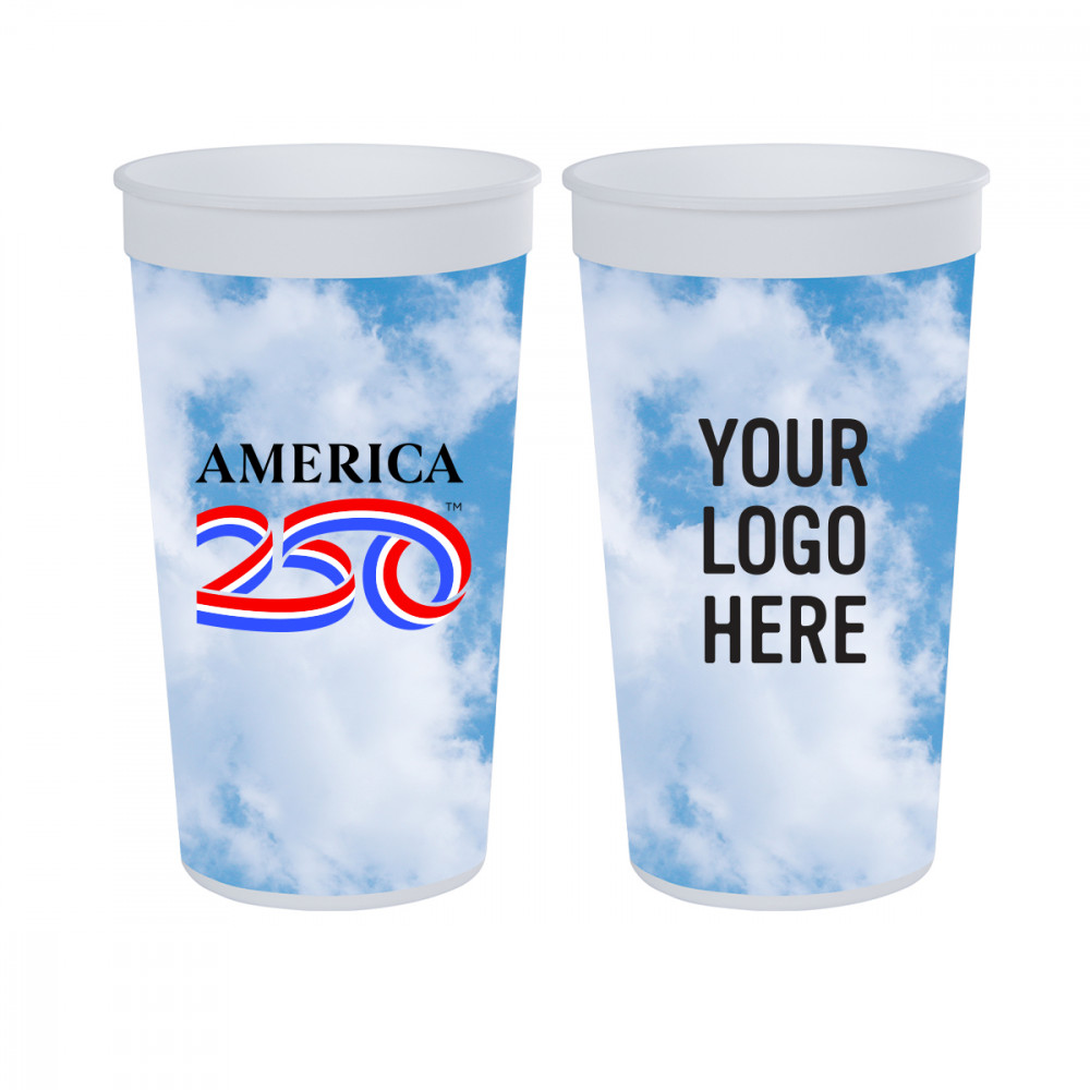 America250™ 32 Oz. Full Color Big Game Stadium Cup