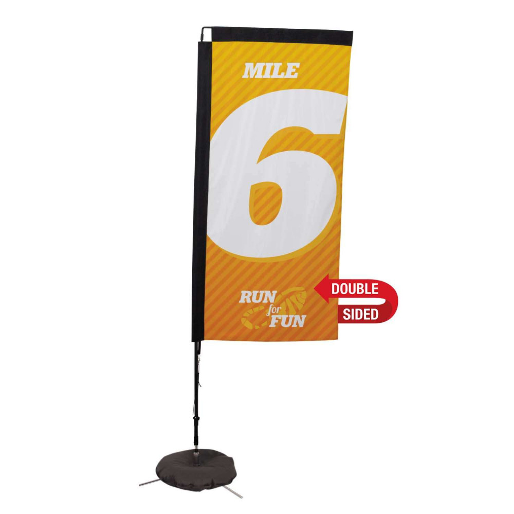 7' Premium Rectangle Sail Sign Kit (Double-Sided with Scissor Base) 7' Premium Rectangle Sail Sign Kit (Double-Sided with Scissor Base)