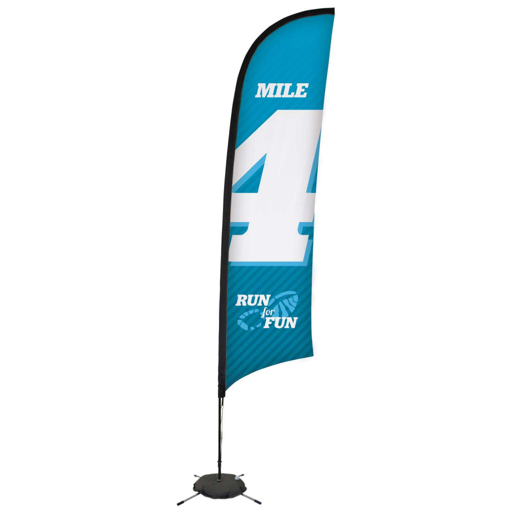 13' Premium Razor Sail Sign Kit (Single-Sided with Scissor Base) 13' Premium Razor Sail Sign Kit (Single-Sided with Scissor Base)