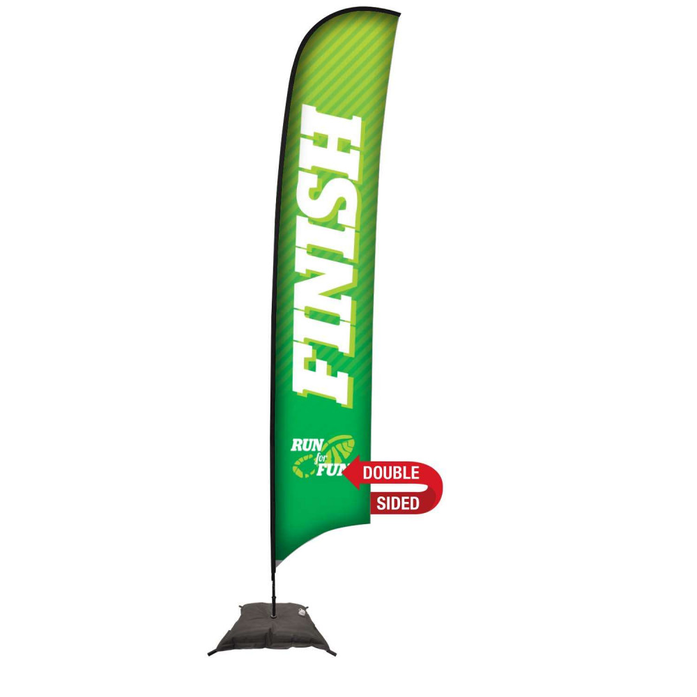17' Premium Razor Sail Sign Kit (Double-Sided with Scissor Base) 17' Premium Razor Sail Sign Kit (Double-Sided with Scissor Base)