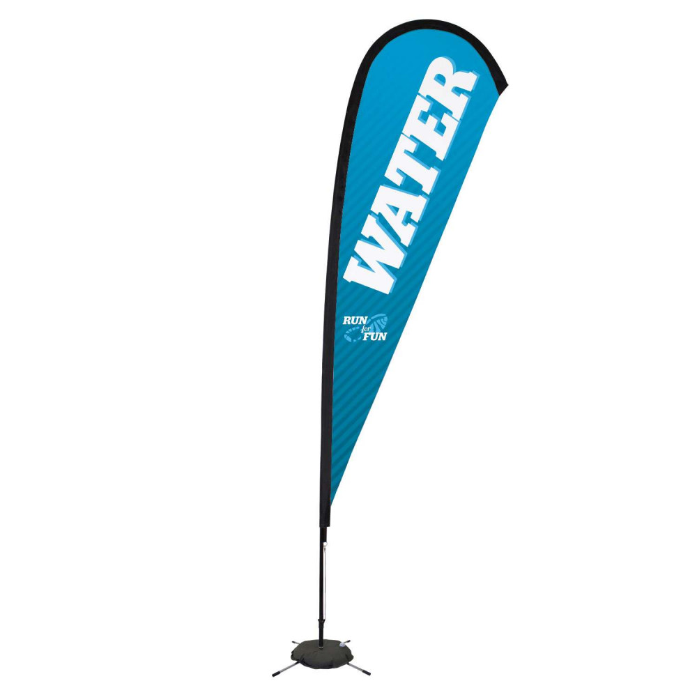 11.5' Premium Teardrop Sail Sign Kit (Single-Sided with Scissor Base) 11.5' Premium Teardrop Sail Sign Kit (Single-Sided with Scissor Base)