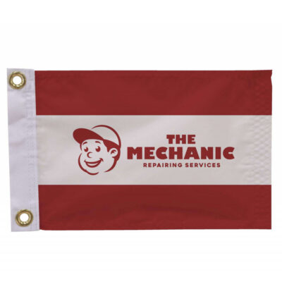 8" x 12" Nylon Flag Single-Sided
