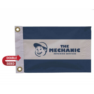 8" x 12" Nylon Flag Double-Sided