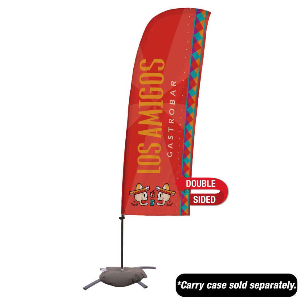 7.5' Value Blade Sail Sign Kit (Double-Sided with Cross Base) 7.5' Value Blade Sail Sign Kit (Double-Sided with Cross Base)