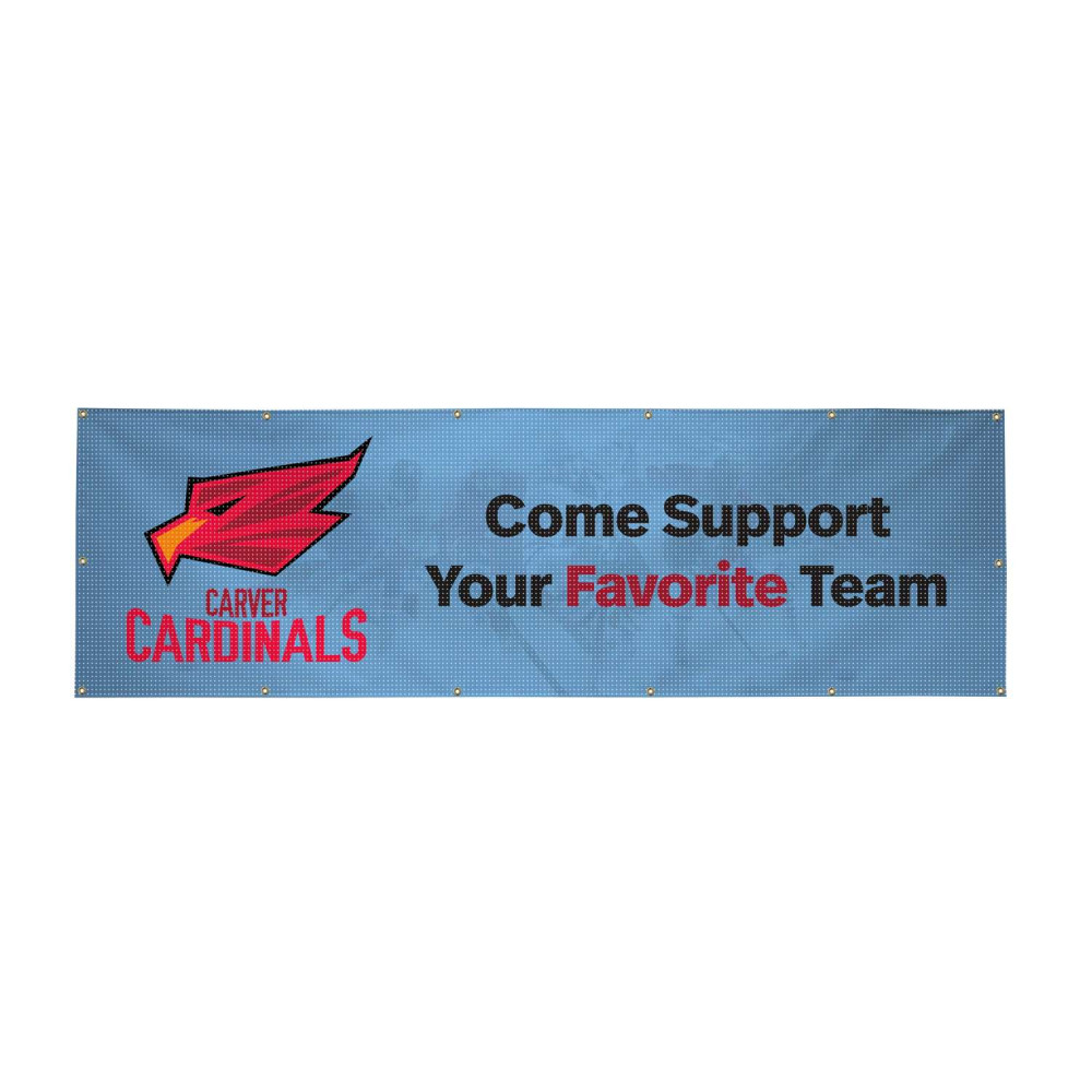 36" x 10' Mesh Vinyl Fence Banner 36" x 10' Mesh Vinyl Fence Banner