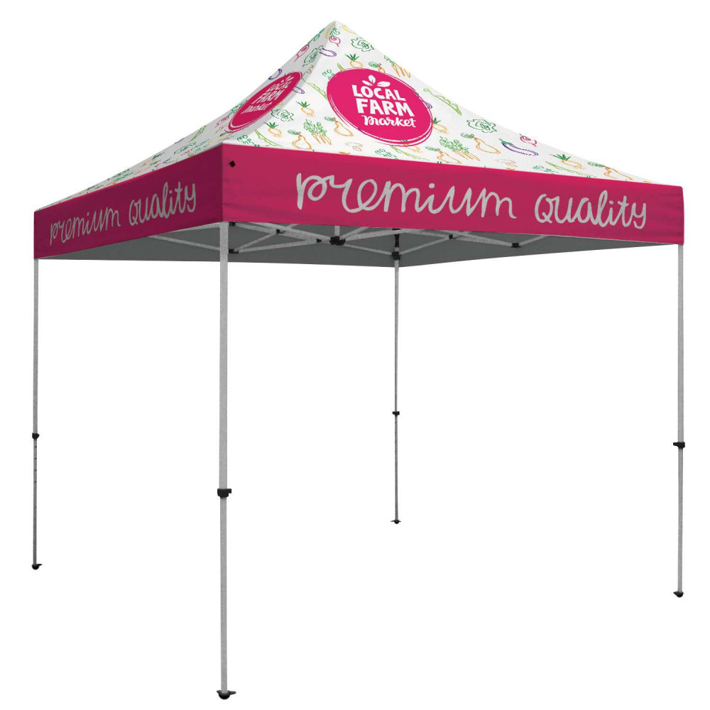 10' Deluxe Tent Kit (Full-Bleed Dye Sublimation) 10' Deluxe Tent Kit (Full-Bleed Dye Sublimation)