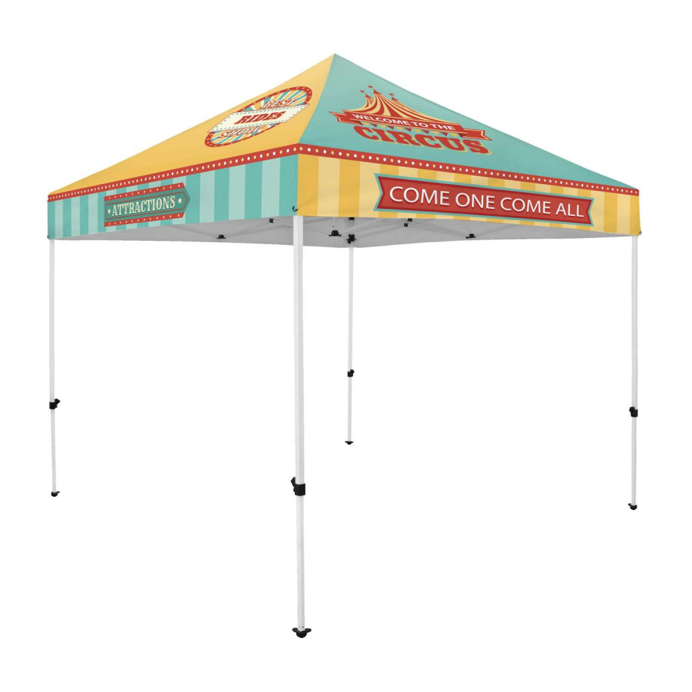 10' Economy Tent Kit (Dye Sub Full-Color Full-Bleed) 10' Economy Tent Kit (Dye Sub Full-Color Full-Bleed)