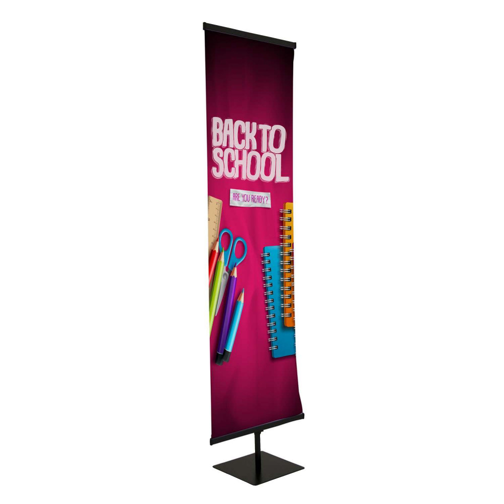 24" Everyday Snap Rail Banner Display Single-Sided Kit 24" Everyday Snap Rail Banner Display Single-Sided Kit