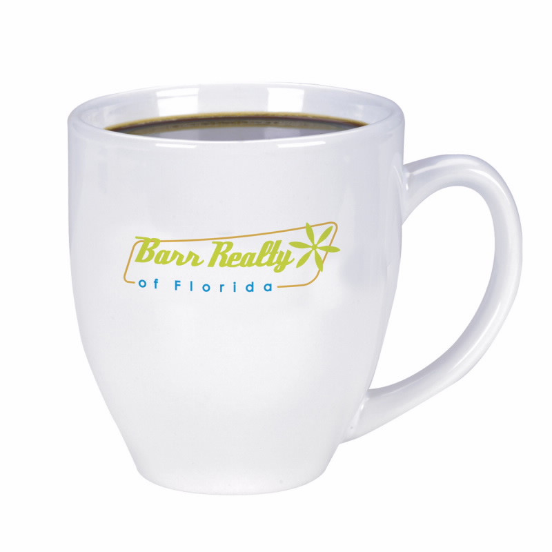 Shiny Bistro Mug - 15 oz. (white) Shiny Bistro Mug - 15 oz. (white)