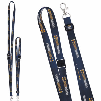 Universal Source® 5/8" Adjustable Polyester 4 Color Lanyard