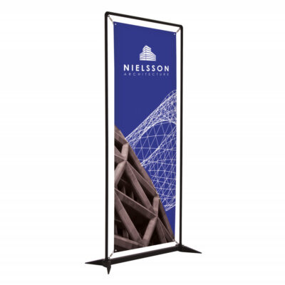 3' FrameWorx Banner Display Kit (Single-Sided, No-Curl Opaque Fabric)
