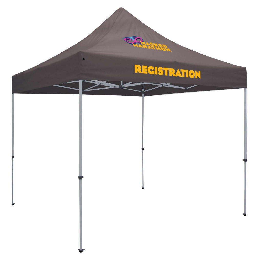 24-Hour Quick Ship Deluxe 10' Tent (Full-Color Imprint, 2 Locations) 24-Hour Quick Ship Deluxe 10' Tent (Full-Color Imprint, 2 Locations)